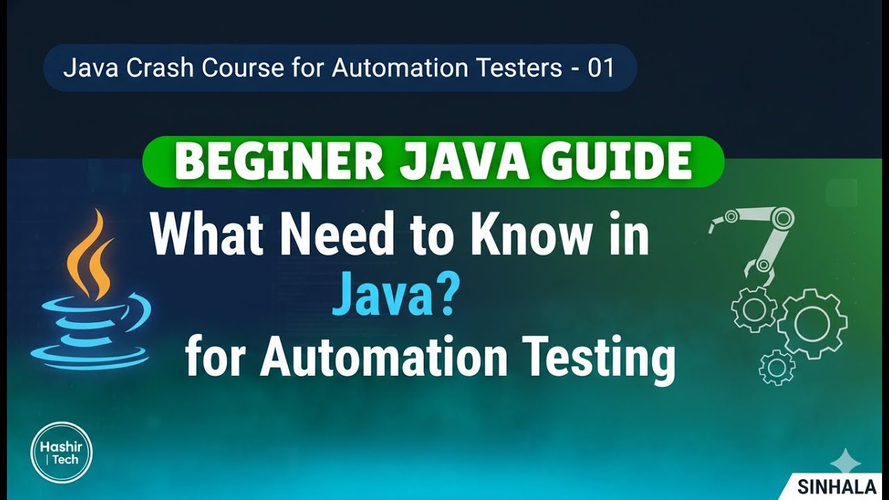 Java Crash course| 01 | Introduction | How much Java do we need for ...