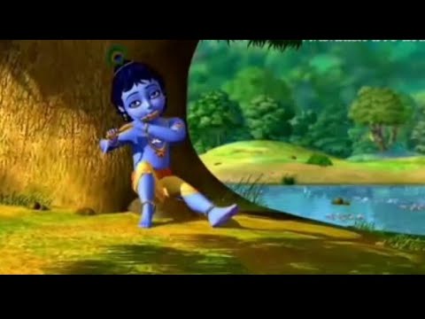 Little krishna 3d animation krishna krishna full lyrics with vediobhagwat ras ganga