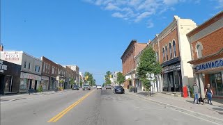 4K🇨🇦 CANADA Travel - Driving Shelburne Ontario - Small Canadian Town in Ontario Province