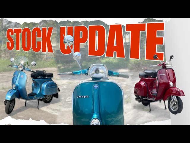 Update stock dan harga vespa klasik di february 2024 class=