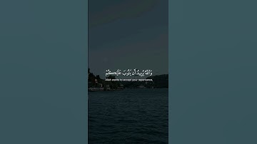 والله يريد أن يتوب عليكم للقارئ طارق محمد #quran #قرآن