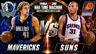 NBA 2K26 Classic Teams Matchup | 2002-03 Dallas Mavericks vs. 2002-03 Phoenix Suns