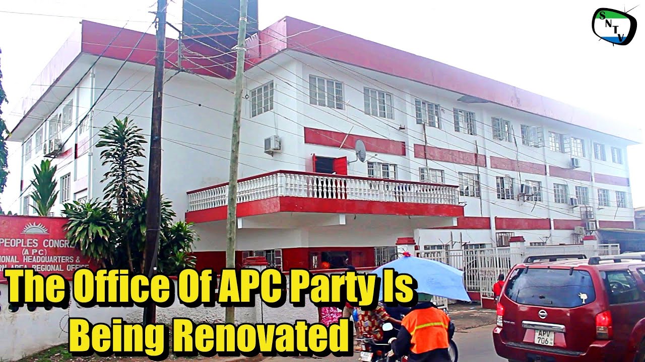 Talk To The Camera - The Office Of APC Party Is Being Renovated - Sierra Leone