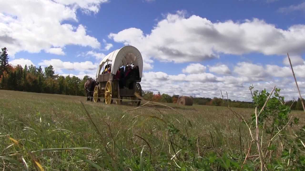 Fall Color Covered Wagon Ride 34 Min. - YouTube