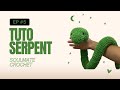 Tuto serpent au crochet amigurumi facile sans couture snake french tutorial amigurumi easy no sew