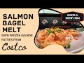 Salmon Bagel Melts on the Blackstone Griddle