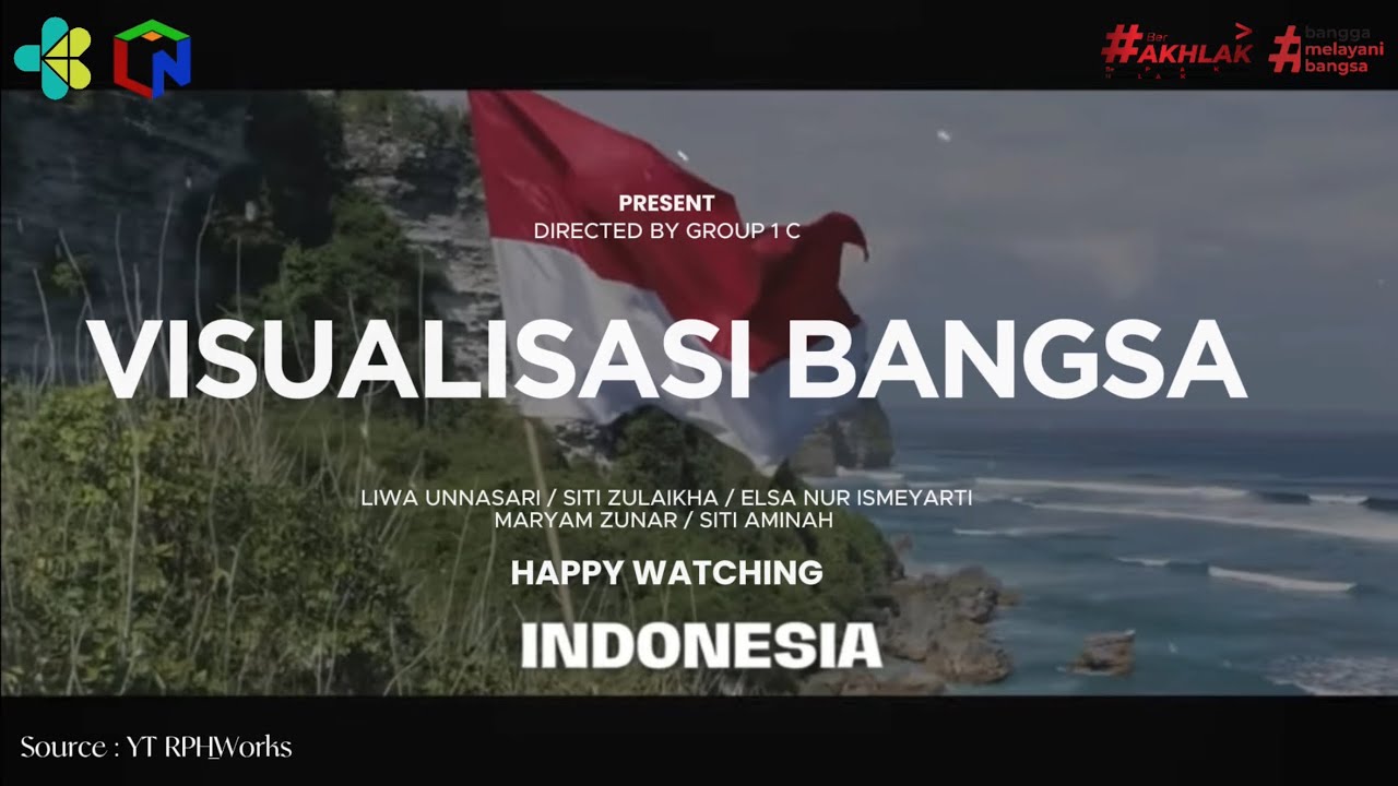 Tugas LATSAR CPNS Kemenkes, Visualisasi Bangsa oleh Kelompok 1C, BBPK Makassar AK 13