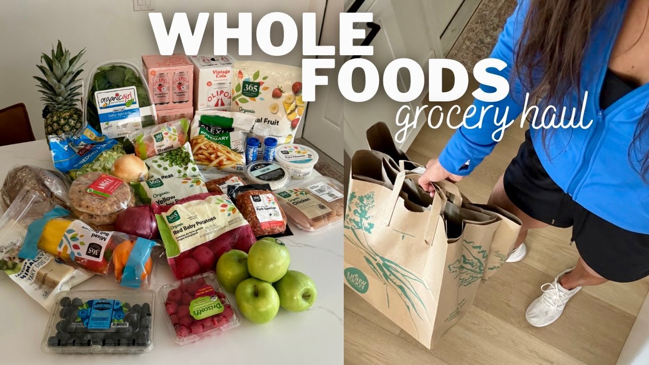 WHOLE FOODS GROCERY HAUL | I was in desperate need of a produce restock!!!