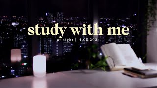 2 HOURS STUDY WITH ME| Rain sounds🌧️ + Guitar music | No break | Motivation study.