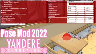 How to Install & Use 2022 Pose Mod | Yandere Simulator 2022