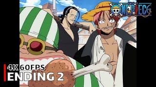One Piece - Ending 2 【RUN! RUN! RUN!】 4K 60FPS Creditless | CC