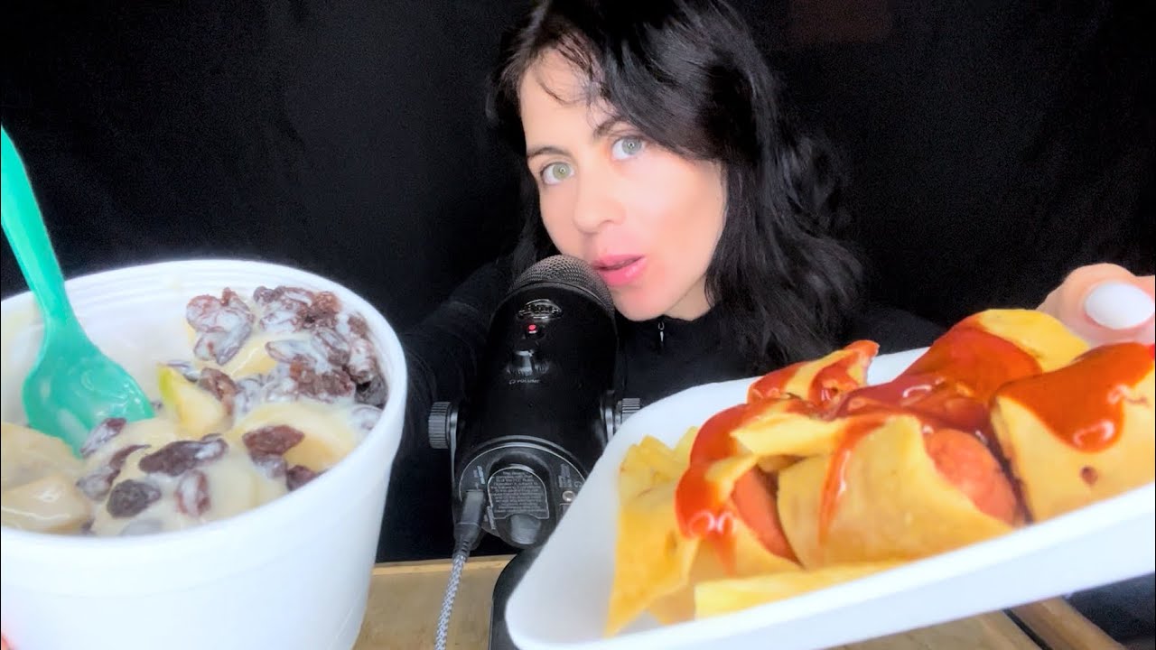 Asmr Comiendo comida Callejera Mexicana / Asmr María Félix bruja?