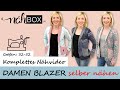 Sweat-Blazer für Job & Freizeit in nur 7h selber nähen!  | Schritt-für-Schritt erklärt