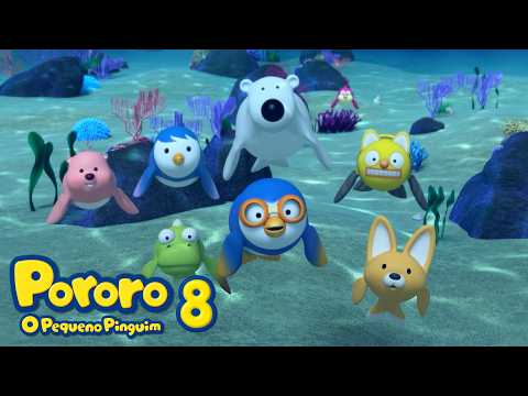 🦭 Underwater Adventures | Pororo the Little Penguin S8 Ep14 | Pororo Portuguese | Pororo Portuguese