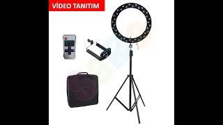 Ring Light Sürekli Işık 36Adet Büyük Led Işık 6500K Işık Kumandalı