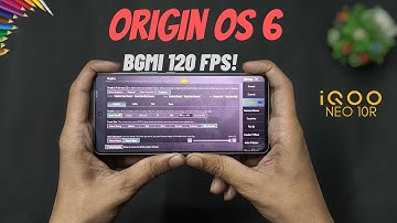 IQOO NEO 10r BGMI 120 FPS TEST AFTER ORIGIN OS 6 UPDATE 
