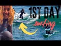 My First Surf Session Living in a Minivan