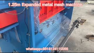 1.25m Expanded metal mesh machine|Expanded metal machine
