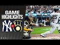 Yankees vs brewers game highlights 42724  mlb highlights