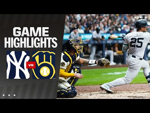 Yankees vs. Brewers Game Highlights (4/27/24) 