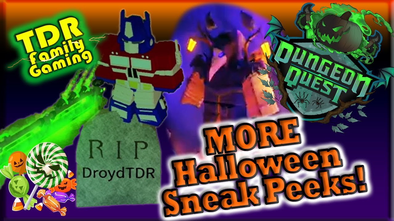 MORE HALLOWEEN SNEAK PEEKS in Dungeon Quest