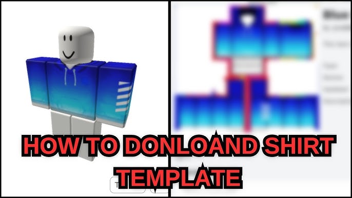 Roblox how to download shirt pants Template For Free 