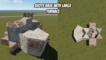 🏠Shots 2020 solo/duo bunker with a large furnace //Rust base designs🏠