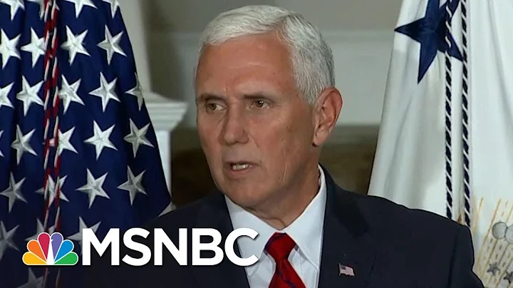Mike Pence Extremism, Unpopularity Overlooked In President Trump's Shadow | Rachel Maddow | MSNBC
