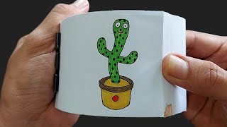 Flipbook Kaktus Joget | Cara membuat flipbook