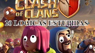 20 logicas estupidas de clash of clans 20 stupid logics of clash of clans subtitled in english