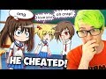 THE CHEATER... | GACHA STUDIO ROLEPLAY REACTION