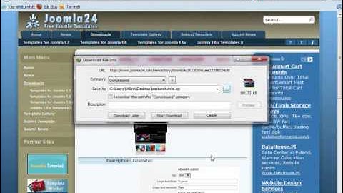 Thiết kế Web JOOMLA Bài 17 Quản Lý TEMPLATES 6 12 2011