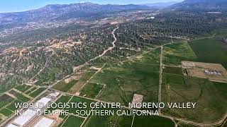 The World Logistics Center in Moreno Valley CA,  Aerial Video from an Airplane 01 421 012926 b2  4K
