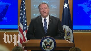 WATCH LIVE: Pompeo delivers remarks from State Department amid growing U.S.-Iran tensions