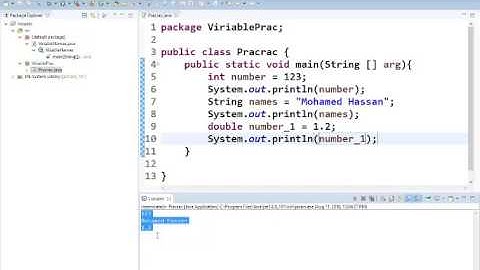 Java Casharka 7: How to Declare Viriables Sidee loo magaceeyaa Variables-yada. Af Somali