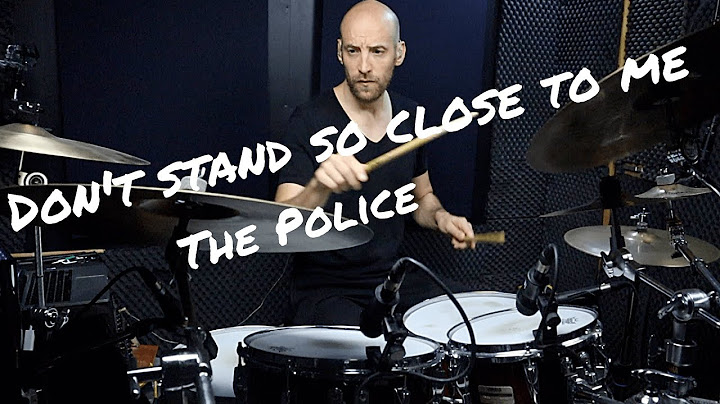 Don't Stand So Close to Me Drums version - Drums performance video thumbnail