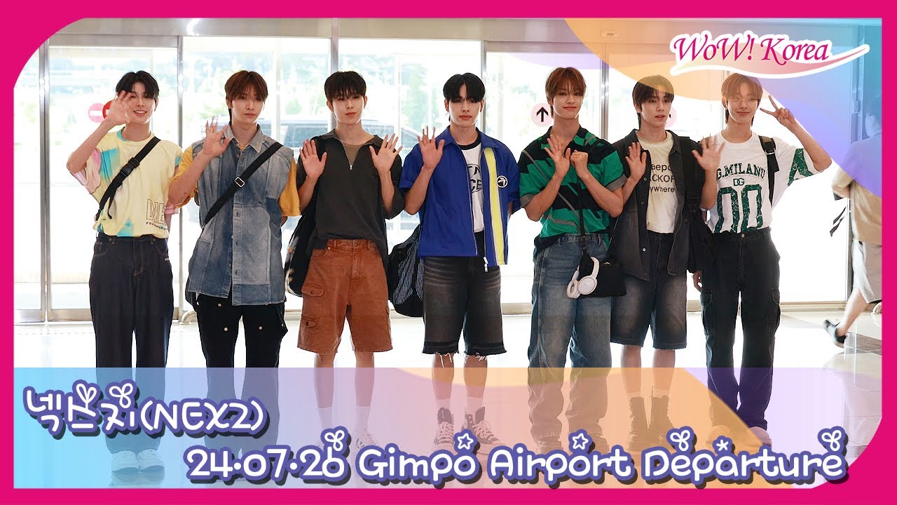 [4K] NEXZ、今日は警護チームの保護を受けながら日本に出国...「行ってきます~」