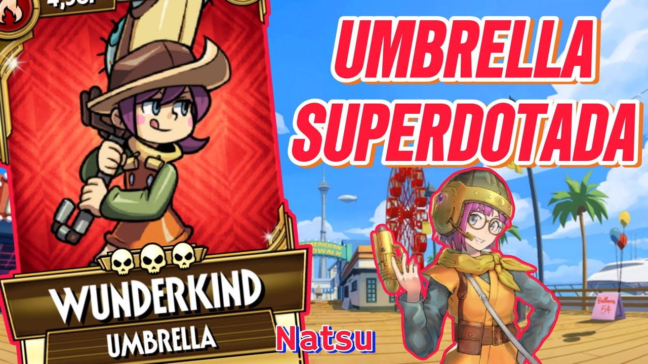 UMBRELLA SUPERDOTADA | Wunderkind | La umbrella olvidada | Skullgirls Mobile