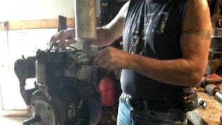 Adding a stack muffler to your Garden Tractor, lawn mower etc. Tutorial