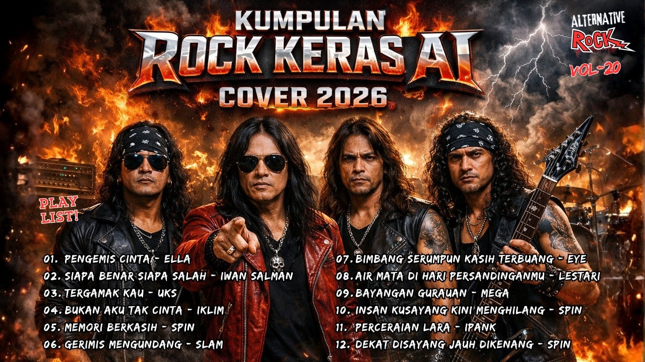 🤘 ROCK KERAS AI COVER 2026 | Viral TikTok! Sekali Dengar Langsung Nagih 🔥