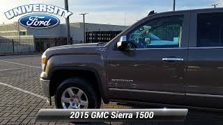 Used 2015 GMC Sierra 1500 SLT, Durham, NC P38722 Used 2015 Gmc Sierra 1500 Raleigh Nc Durham Nc 50275a