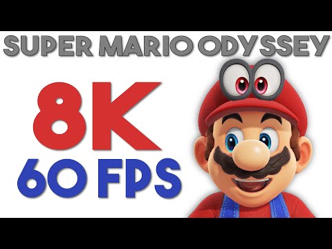 Super Mario Odyssey Running at 8K 60 FPS Looks Unbelievable