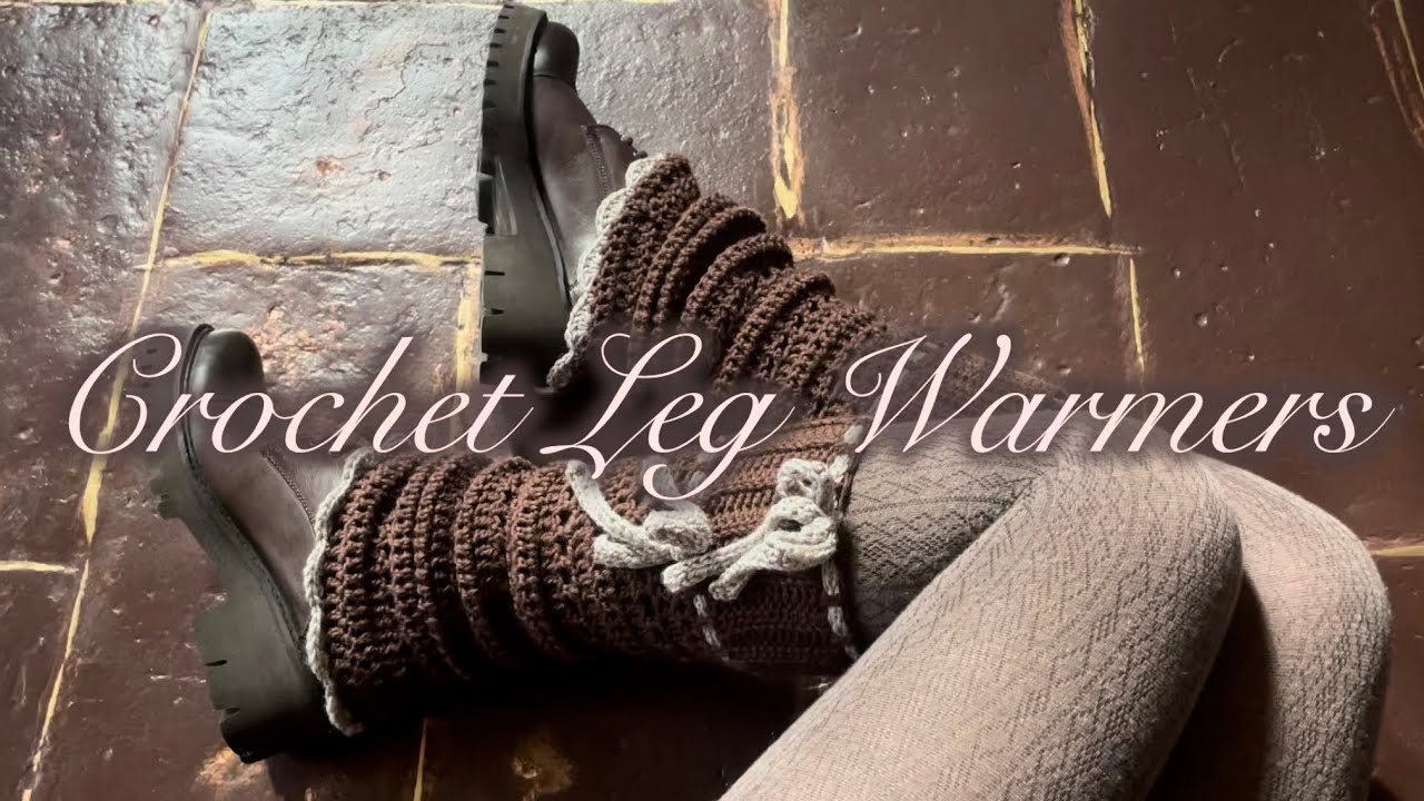 how to crochet leg warmers | quick and easy tutorial
