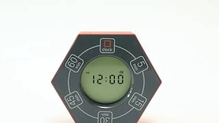 Hexagon Rotating Timer, 5, 15, 30, 45, 60 Minute Preset Countdown Timer