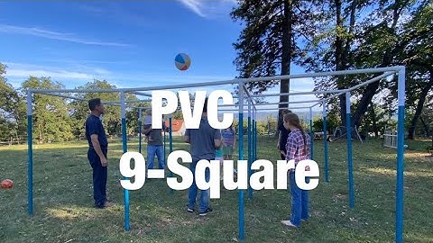 PVC 9 Square, Adjustable Height Using Snap Clamps And A Telescoping Pipe Setup.