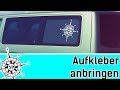 Aufkleber am Bus anbringen || SCHALLDOSE ON TOUR