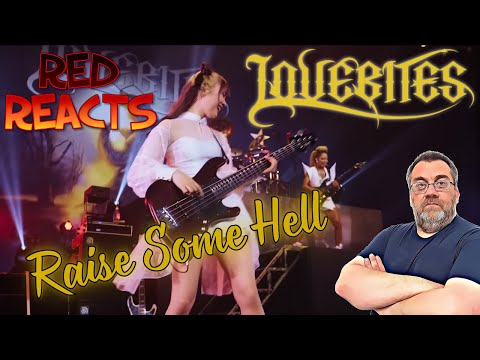 Red Reacts | Reaction To LOVEBITES | Raise Some Hell [Official Live Video from "NO MORE TRAGEDY"]