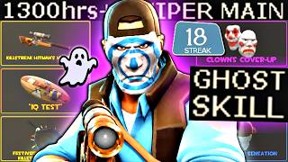1300+ Hour Sniper Becomes a GHOST🔸TF2 Gameplay