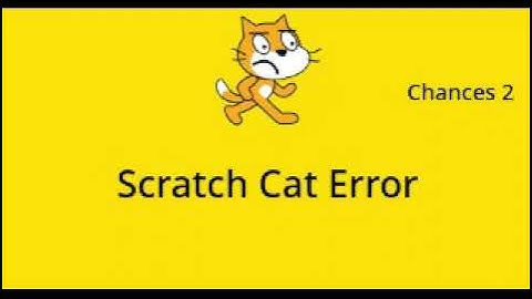 Scratch Cat Error