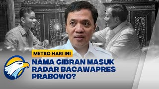 Nama Gibran Masuk Radar Bacawapres Prabowo?